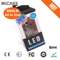 ALL IN ONE design motorcycle led headlight with USA light chip H4 hilo motor spare part led bulbs